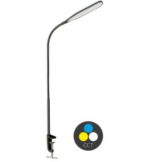 LED stmívatelná stolní lampa 10W,500lm,CCT,černá ECOLITE LU13C-CR