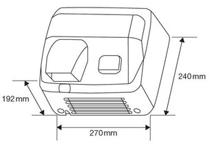 SL 2500 N A osoušeč rukou ELEKTRODESIGN 6556377