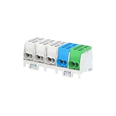 Svorkovnice rozbočovací HLAK 25 5/10 S 100A 5pól. AL/CU IP20 3xŠ/M/Z na DIN