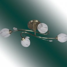 Stropní svítidlo Alanis 4 patina COMPOLUX 2805073411/71