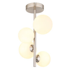 Stropní svítidlo RIHA nikl 4xG9 LED 3,5W 230V, 310lm, 3000K GLOBO 56140-4D