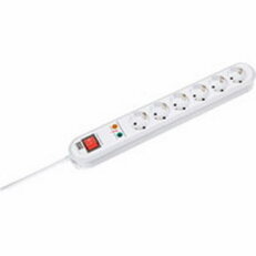 Bachman 381.2501K SMART 6xCEE7/3 wt, OVP 1xswitch power 1,5m CEE7/7