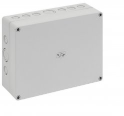 Prázdná skříň TK PS 2518-8f-m šedá IP66 IK07 254x180x84mm SPELSBERG 10591101