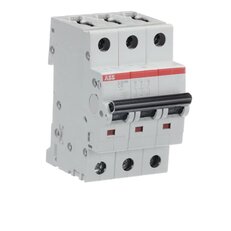 S203M-C6 3 fázový jistič 6 A char. C 10kA ABB 2CDS273001R0064