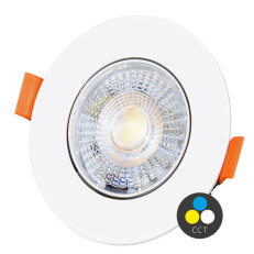 ZITA SMD kruh 9cm výklop.max.7W,IP20,560lm,CCT,bílá ECOLITE LED-YL201/7W/CCT/BI