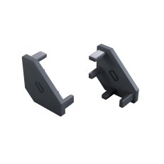 Koncovka profilu EC-PROFIL AJAR 2IN1 ROCK ANTHRACITE GREENLUX GXLP1527