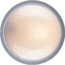 Stropní a nástěnné svítidlo Iveta šedá 60W IP54 E27 COMPOLUX 916911/54
