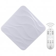 Nedes LC811W/S LED 50W/čtverec,přisaz.-stars/RC/stmív. CLS1/50W/RC/AS