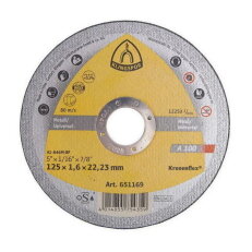 Kotouč řezný A 100 125x1,6x22,2 mm KLINGSPOR KLI651169