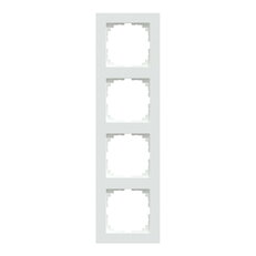 Rámeček Merten M-Pure, čtyřnásobný, active white, lesklý plast MEG4040-3625