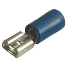 Objímka plochá poloizolovaná, 1,5-2,5mm2/4,8x0,5mm PVC (BF-F405) OPP 2,5-45