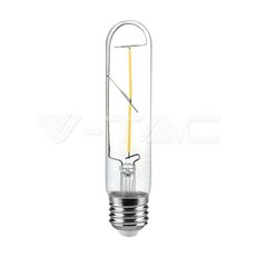 LED Bulb 2W Filament E27 T30 Clear Cover 1800K VT-2042, V-TAC SKU217251