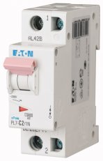 Jistič PL7-C2/1N, char C, 1+N-pólový, 10kA, 2A EATON 262744