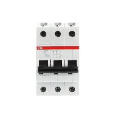 S203-D3 3 fázový jistič 3 A char. D 6kA ABB 2CDS253001R0031