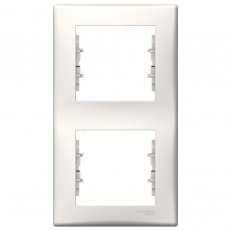 Sedna Rámeček dvojnásobný svislý, Cream SCHNEIDER SDN5801223