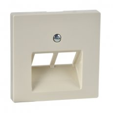 Merten Centrální deska 2xRJ45 System M White Cream SCHNEIDER MTN296144
