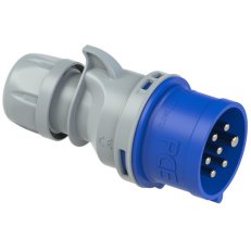 vidlice 7P, 16A/230V, 9h, IP44, niklované kontakty PCE 017-9v
