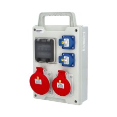 Zásuvková skříň eb385 EB 201010.0/4M EasyBOX IP44 jištěná bez chrániče eb385