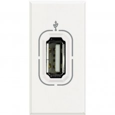 AXOLUTE ZÁSUVKA USB 1M BÍLÁ BTICINO HD4285