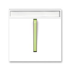 Kryt vypínače s páčkou s popis polem 3559M-A00610 42 bílá/ledová zelená Neo ABB