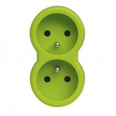 ADAPTÉR ČELNÍ 2X2P+T 16A,ZELENÝ LEGRAND 050501