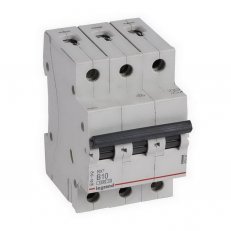 RX3 JISTIČ, 3 PÓLOVÝ, CHAR. B, 10A 6000A LEGRAND 419167