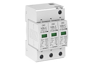 OBO V20-C 3-280 Svodič přepětí, typ 2, 3P, 40kA(8/20), 280V