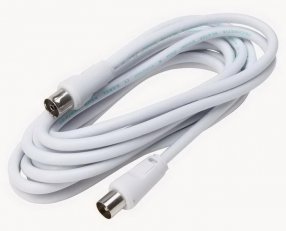 Koaxiální prodlužovací kabel 6,5 mm, úhl