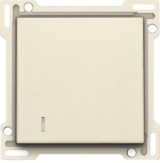 Středový kryt spínače hotelové karty -CREAM NIKO 100-61901