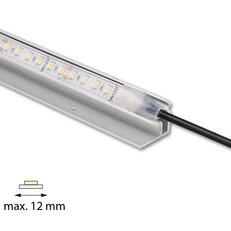 Rohový hliníkový profil RE2 23x21mm bez difuzoru 2m MCLED ML-761.151.74.2