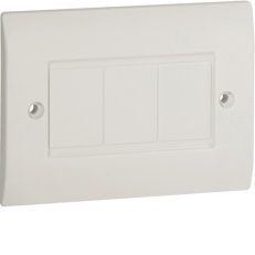 PC 83 W 04201 Záslepka na krabice s roztečí otvorů 83,5 mm - bílá IBOCO B04201