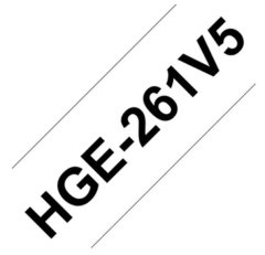 BROTHER HGE261V5, bílá / černá, 36 mm (pro PT 9xxx) - balení 5 ks