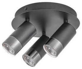 Zircon GU10 3X 5W IP20 matná černá RABALUX 5071
