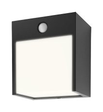 Balimo LED 12W IP44 4000K matná černá RABALUX 7478
