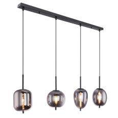 Závěsné svítidlo BLACKY černá 4xE14, max. 40W 230V GLOBO 15345-4