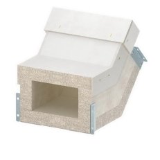 OBO PLCS VR091220 Svislý oblouk stoupající pro PYROLINE Con 200x120 šedá