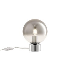 Stolní lampa BERRY VE 1X42W E27 D200 CH/SMOKE REDO 01-2281