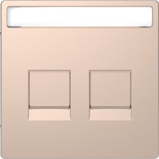Centrální deska Merten D-Life pro dat.zás. Brushed Gold SCHNEIDER MTN4564-6051