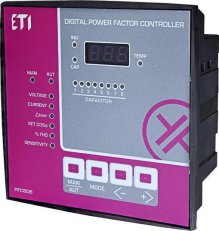 Regulátor jalového výkonu PFC 8 DB 3F 400V AC RS485 8 výstupů ETI 004656572