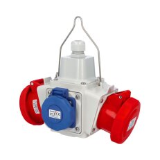 Zásuvkový závěsný box PowerBOX  IP65 2x230V, 2x400V/16/5 FAMATEL PB4006