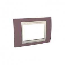 Unica Allegro Krycí rámeček trojmodulový, Mauve/Marfil SCHNEIDER MGU6.103.576