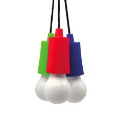 LED svítilna - žárovka, 50lm, 1W, 3 x AAA, display box SOLIGHT WL107