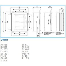 B04602 VTR 02 CIECO QUADRO IP65 425X325X180 IBOCO 04602