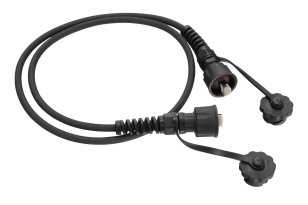 Průmyslový patch kabel Solarix CAT6 FTP 7m černý IP67     SOLARIX 40001084