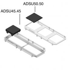 Záslepka modulu 45x45 mm , PP HL SYSTEM HL ADSU45.45