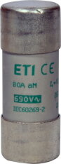 Válcová pojistka CH22 aM 80A/690V ETI 002652051