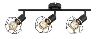 FRAN E27 3x 40W IP20 matná černá RABALUX 71067