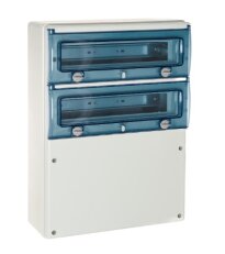 INDUBOX Zásuvková rozvodnice - základ, 32M, IP65, IK08, UV stabil (362x160x500)