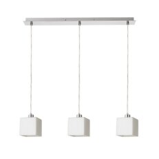 DADOS III 60 závěsná opálové sklo/matný nikl 230V E27 3x11W RENDL R14019