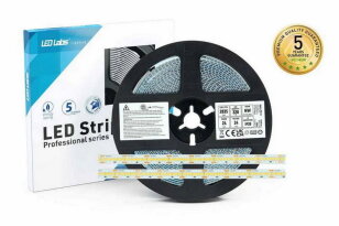 LED STRIP 320LED/24W/m IP20 NW Ra90 24V